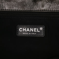 Medium Quilted Metallic Aged Calfskin Chain Me Flap