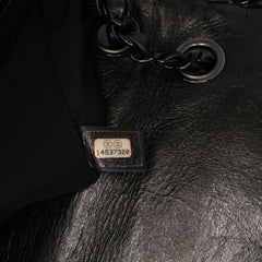 Medium Quilted Metallic Aged Calfskin Chain Me Flap