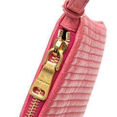 Matelasse Lambskin Leather Clutch