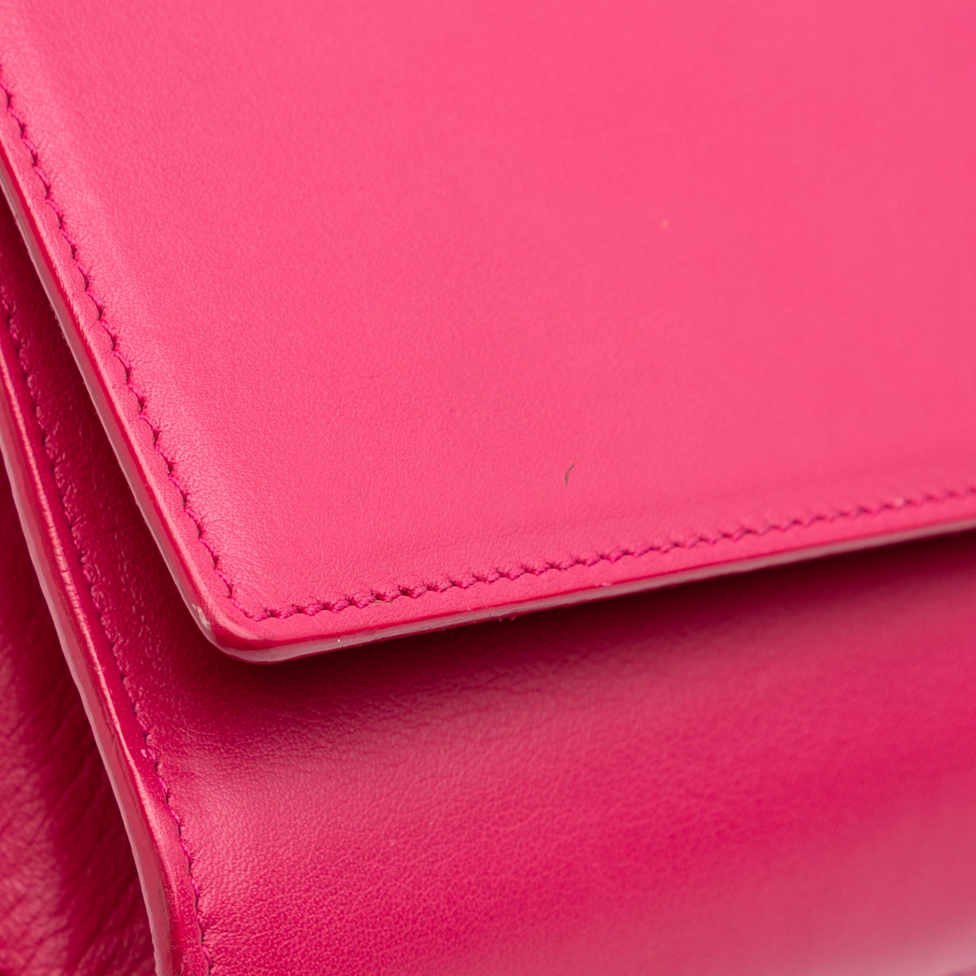 Leather Chyc Ligne Clutch