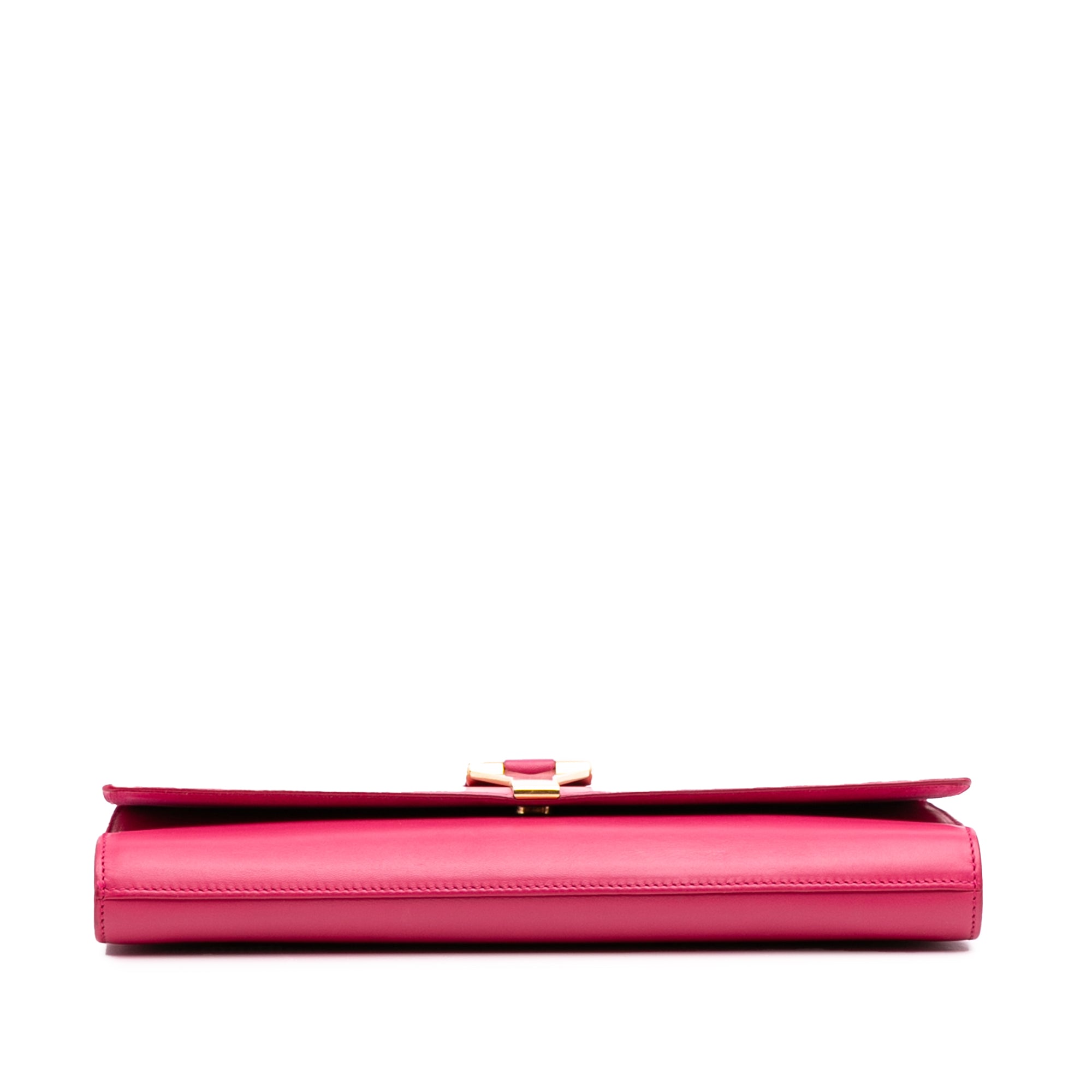 Leather Chyc Ligne Clutch