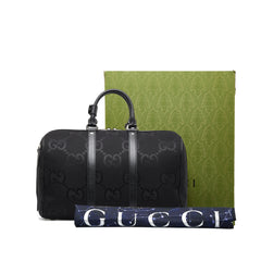 Small Jumbo GG Canvas Duffle Bag