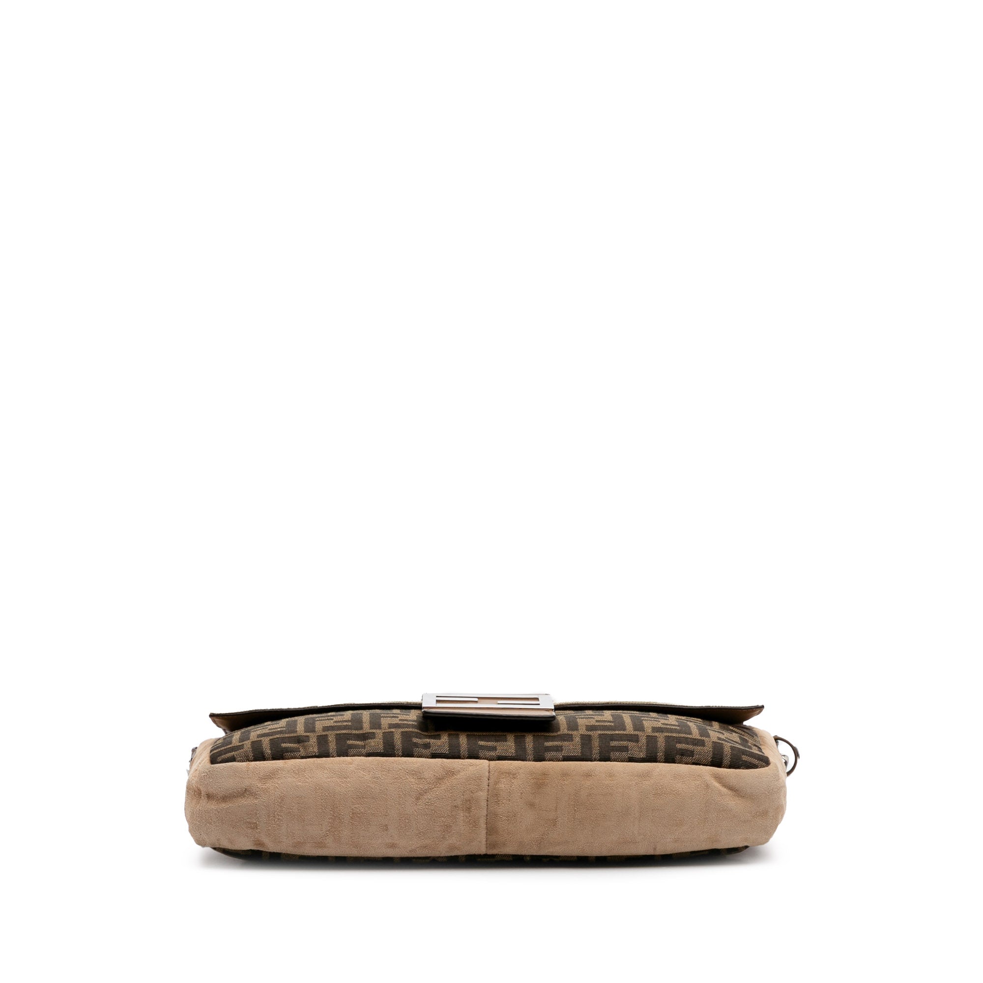 Large Zucca and Pequin Canvas Convertible Baguette Satchel