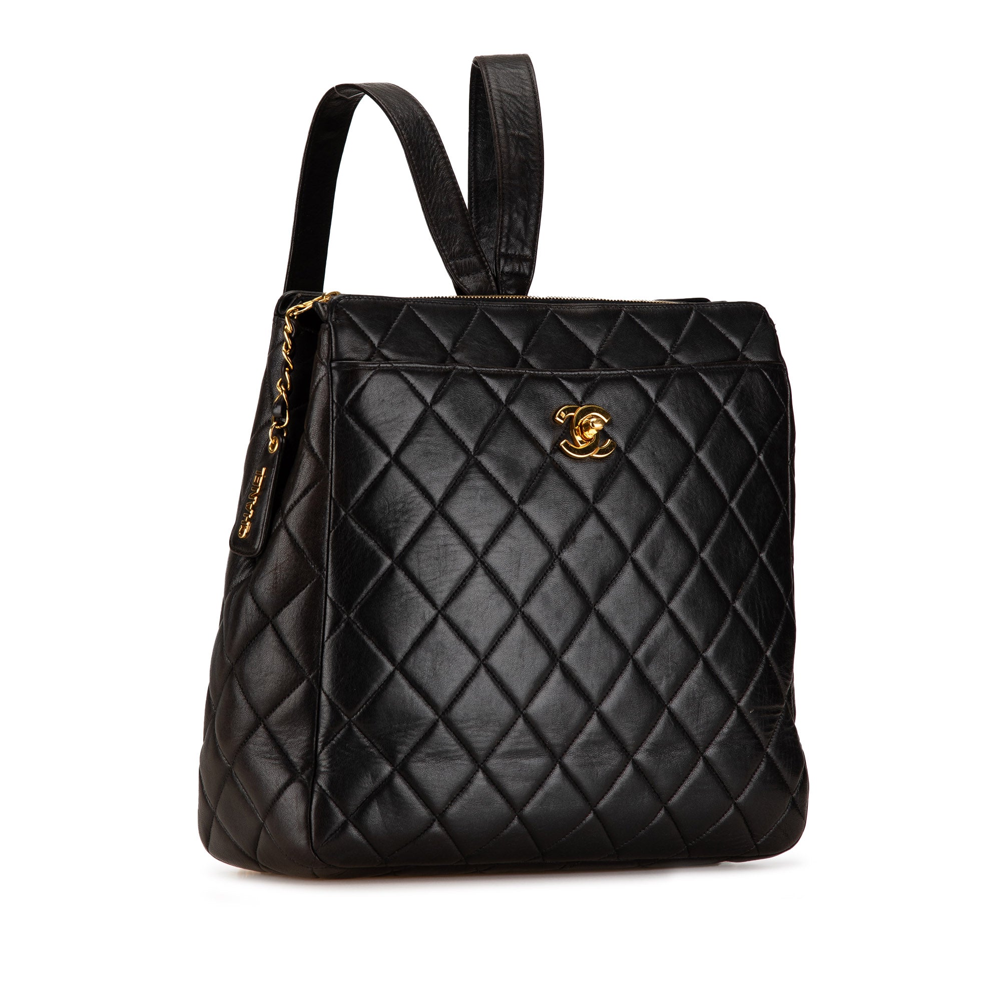 CC Quilted Lambskin Backpack_1