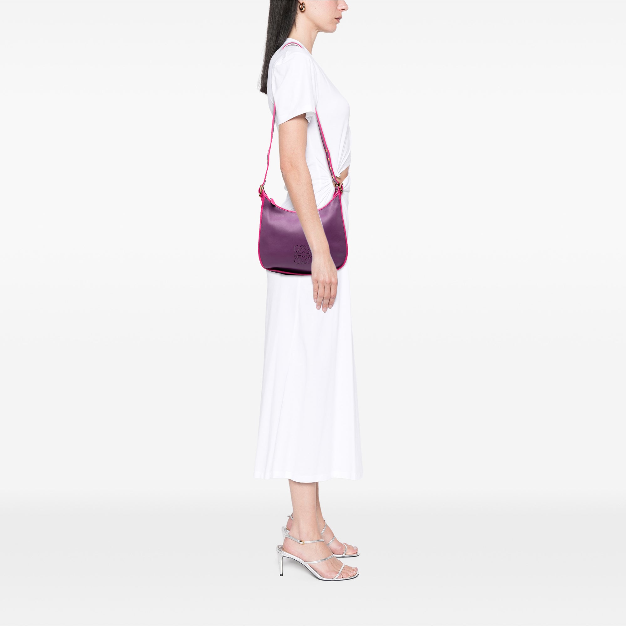 Leather Anagram Sofia Crossbody