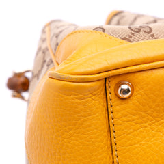 Small GG Canvas Diana Bamboo Top Handle Tote