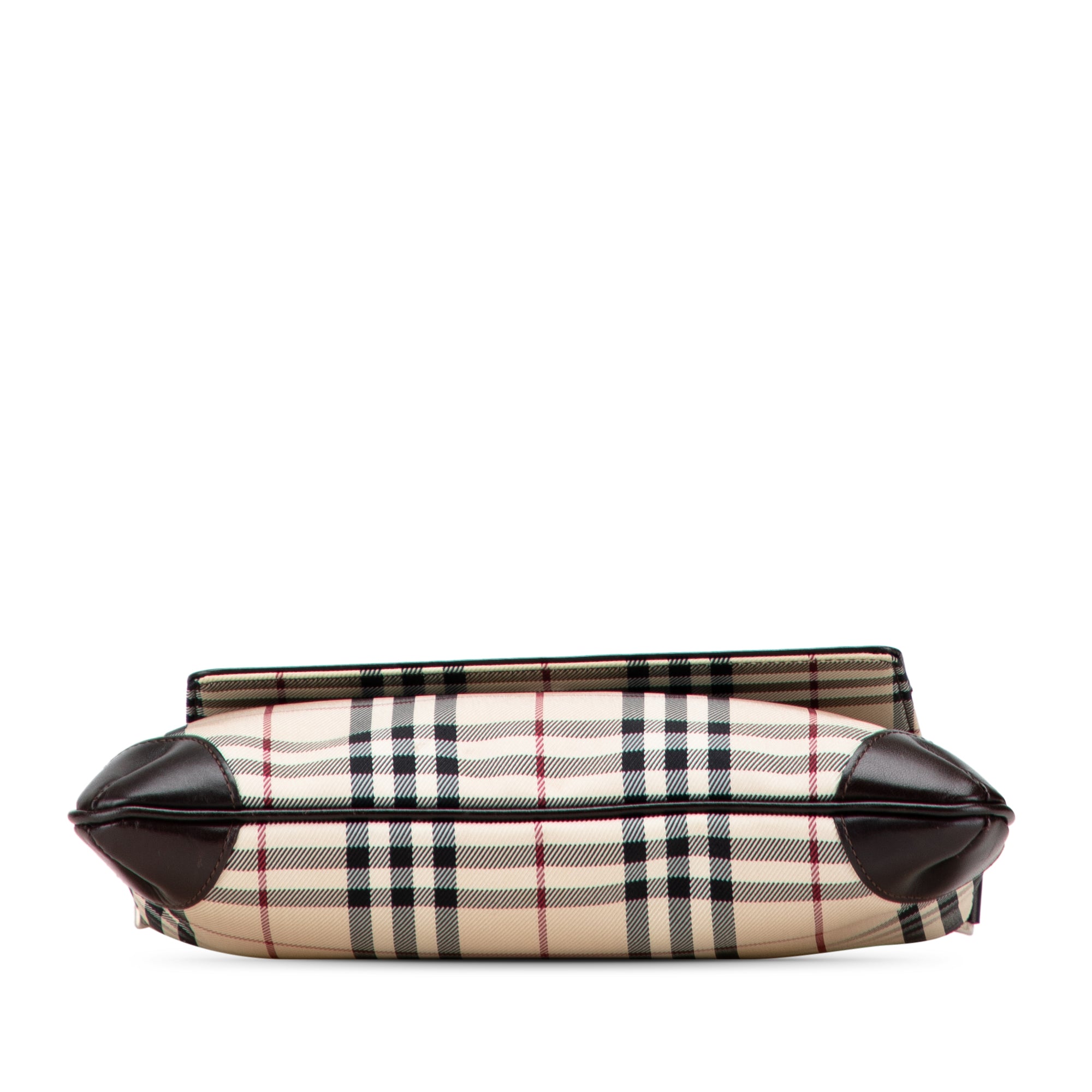 House Check Canvas Flap Crossbody
