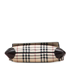 House Check Canvas Flap Crossbody