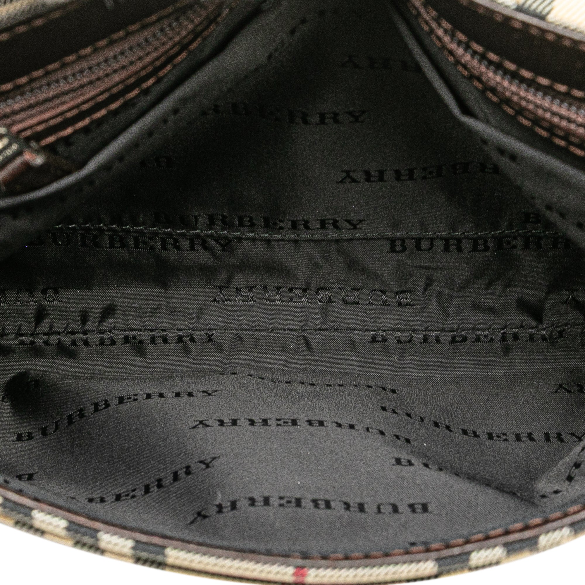 House Check Canvas Flap Crossbody