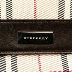 House Check Canvas Flap Crossbody