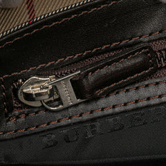 House Check Canvas Flap Crossbody