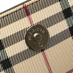 House Check Canvas Flap Crossbody