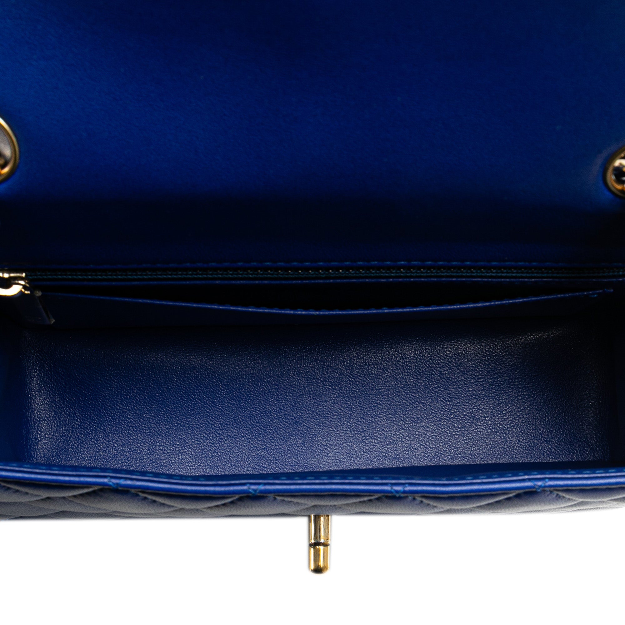Mini Rectangular Classic Lambskin Single Flap