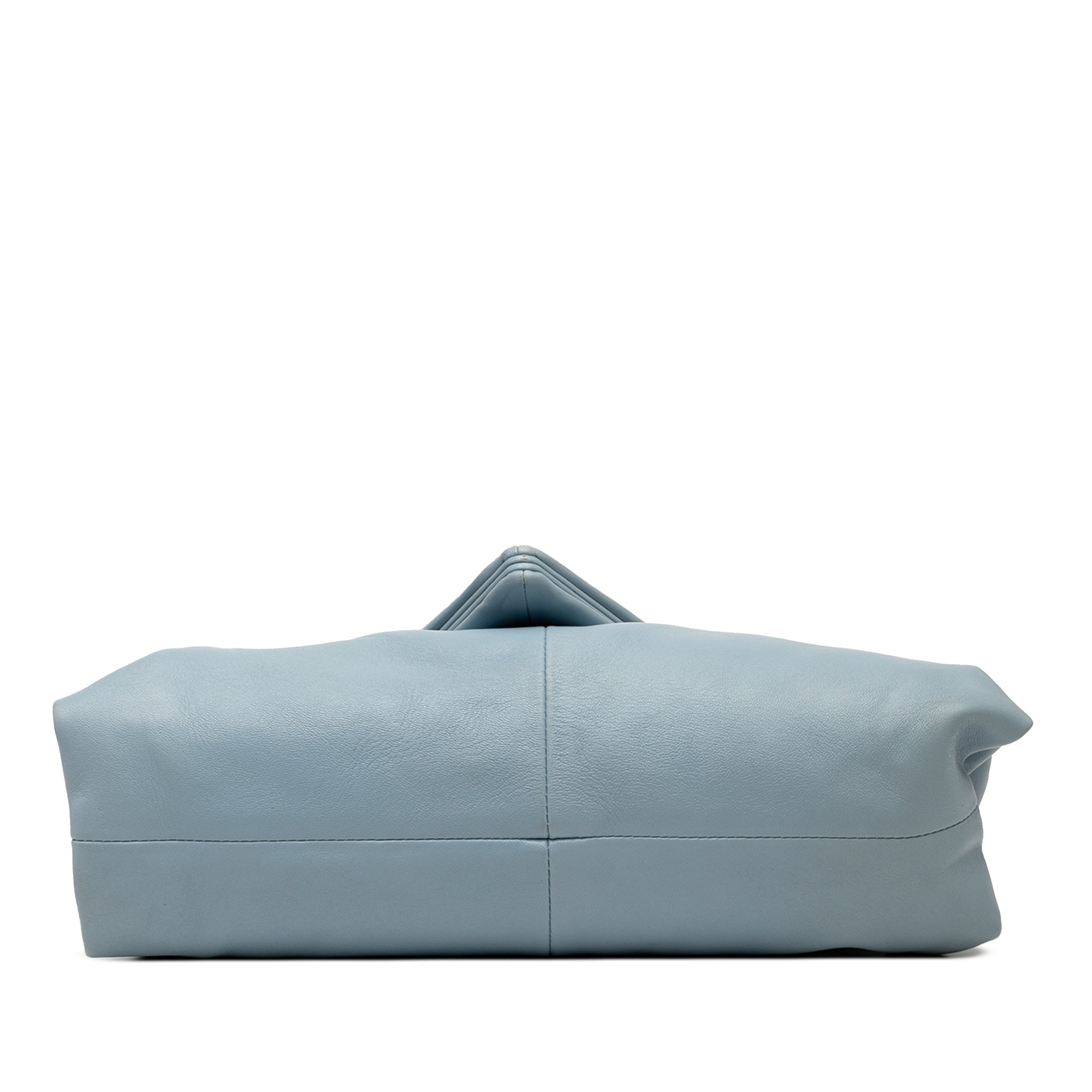 Leather BV Trine Angular Clutch