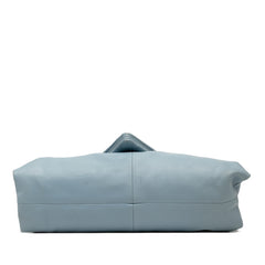 Leather BV Trine Angular Clutch