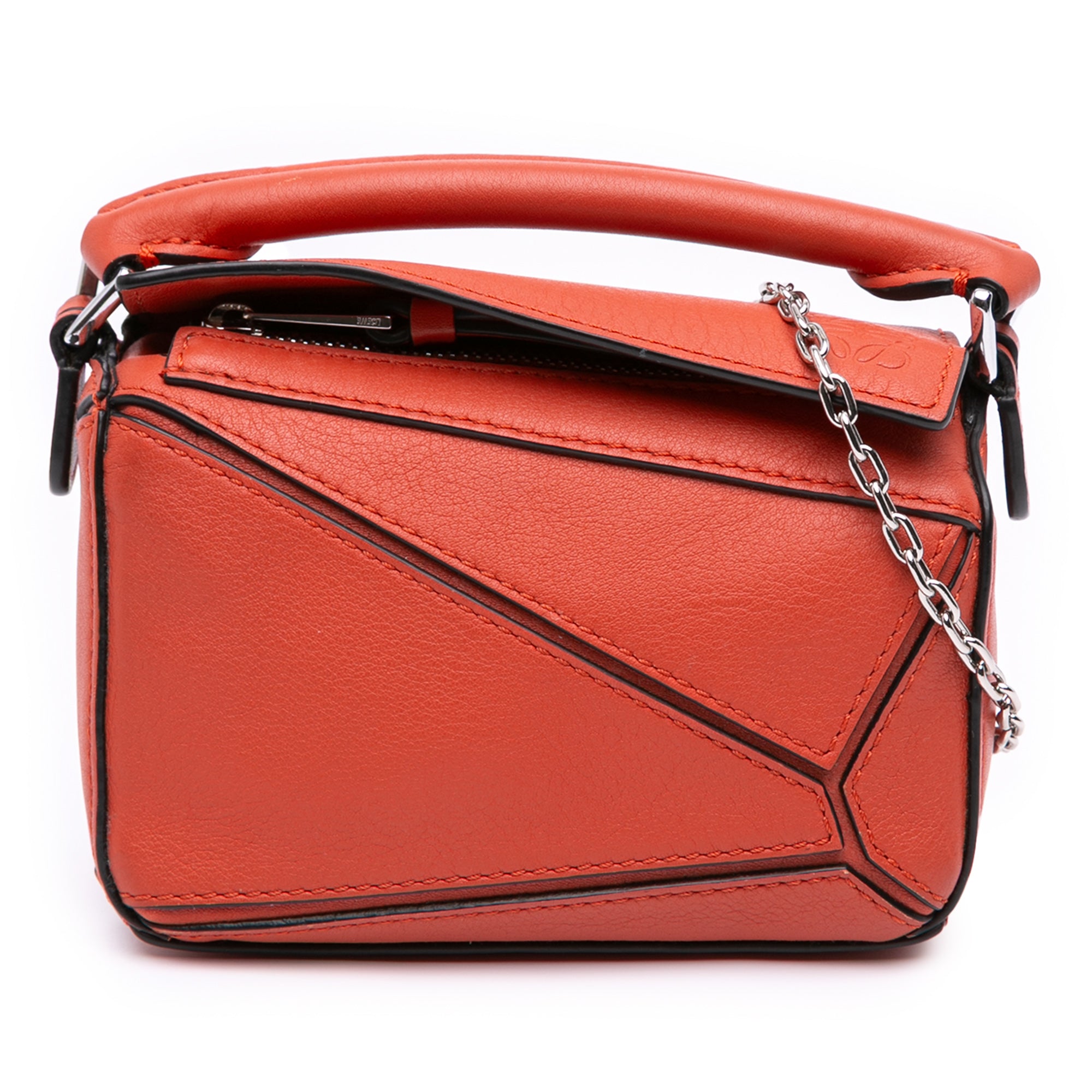 Nano Calfskin Puzzle Satchel