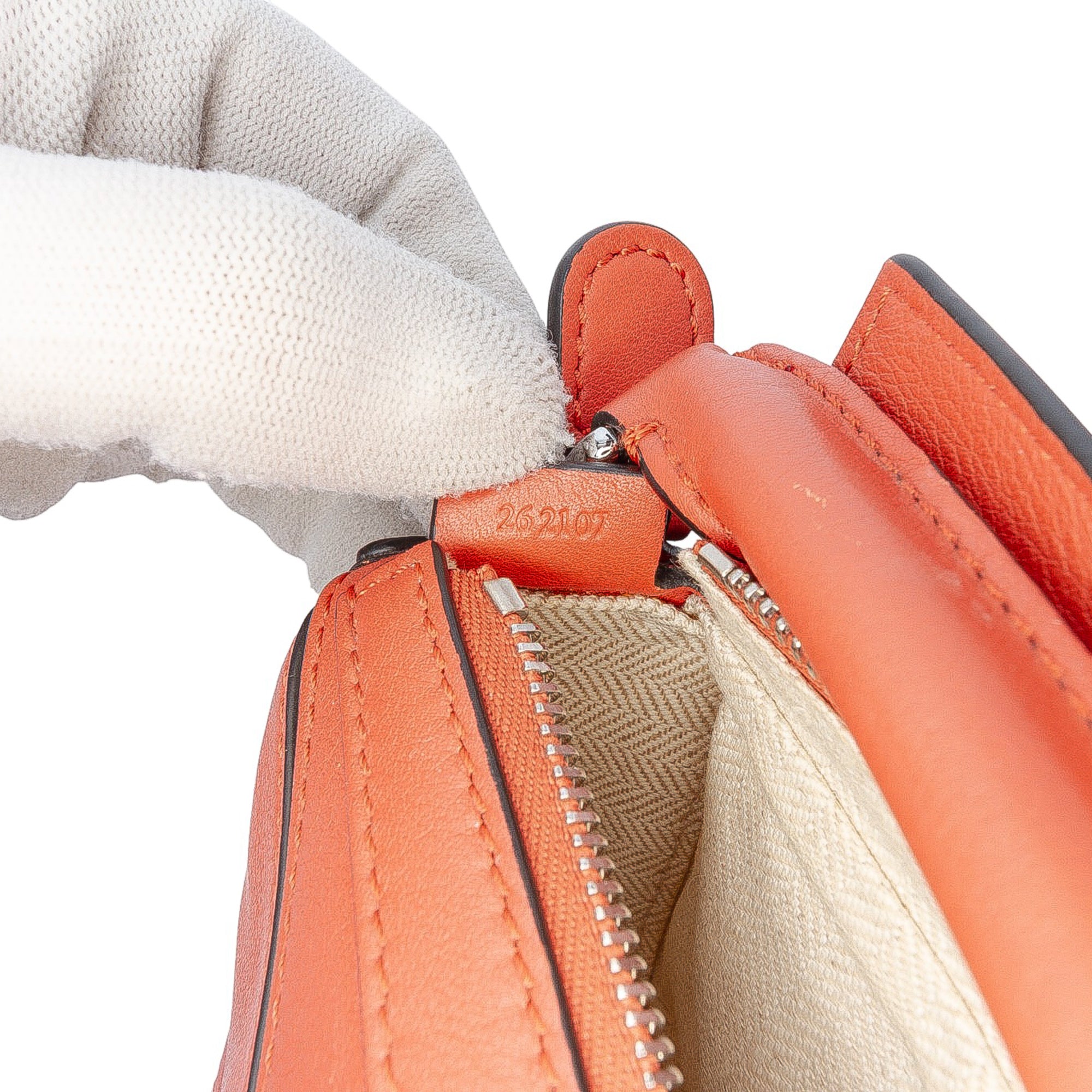 Nano Calfskin Puzzle Satchel