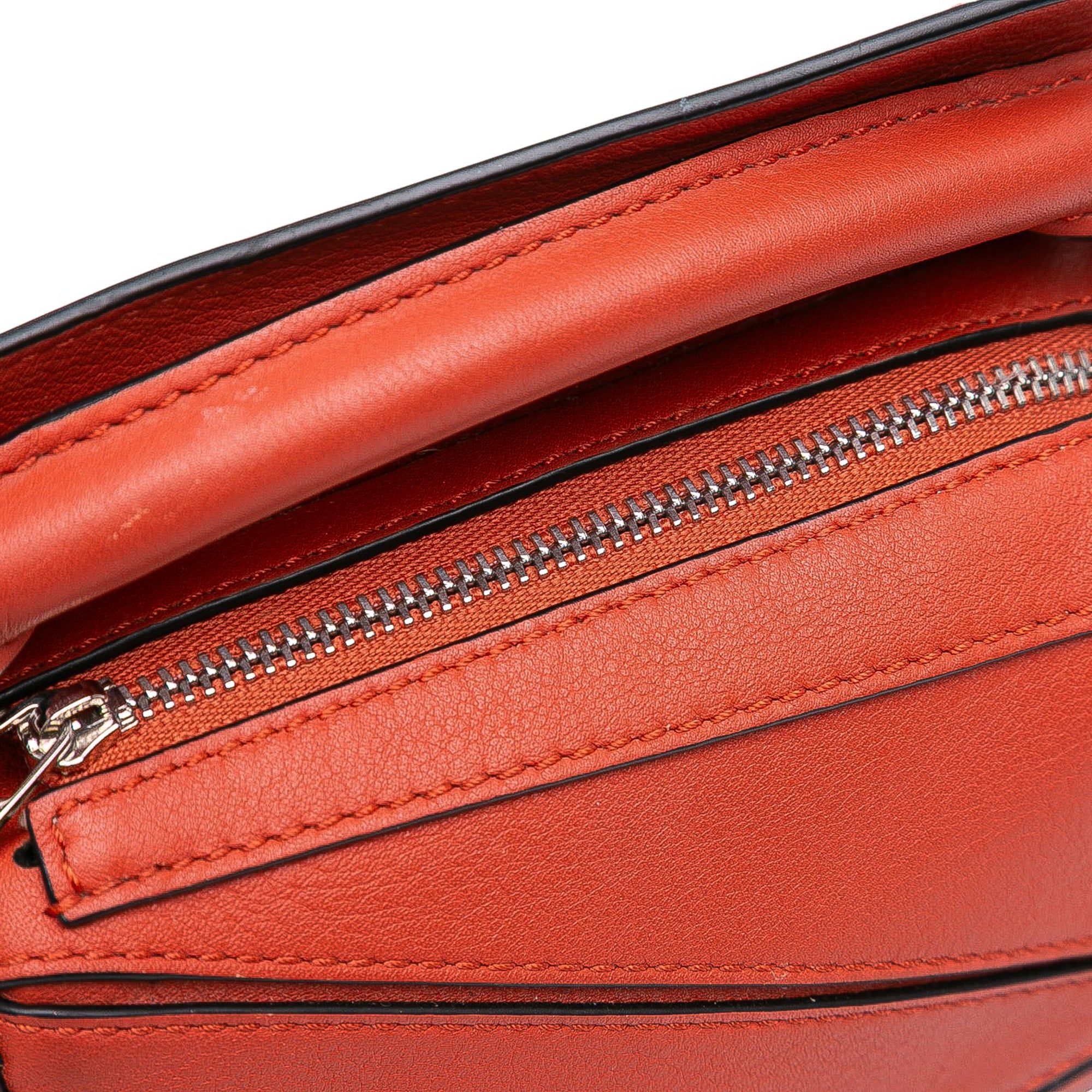 Nano Calfskin Puzzle Satchel