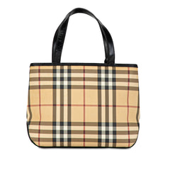 House Check Canvas Handbag_2