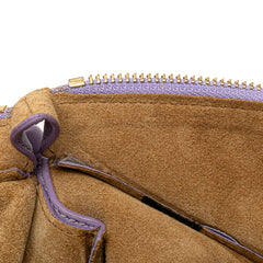 Small Shiny Calfskin Paseo Satchel
