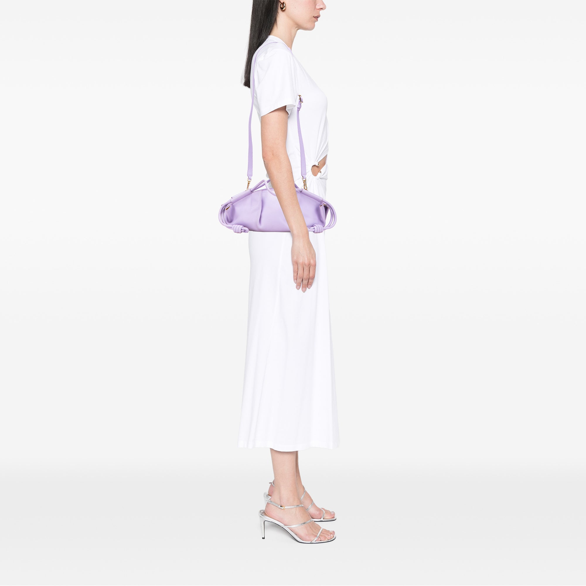 Small Shiny Calfskin Paseo Satchel