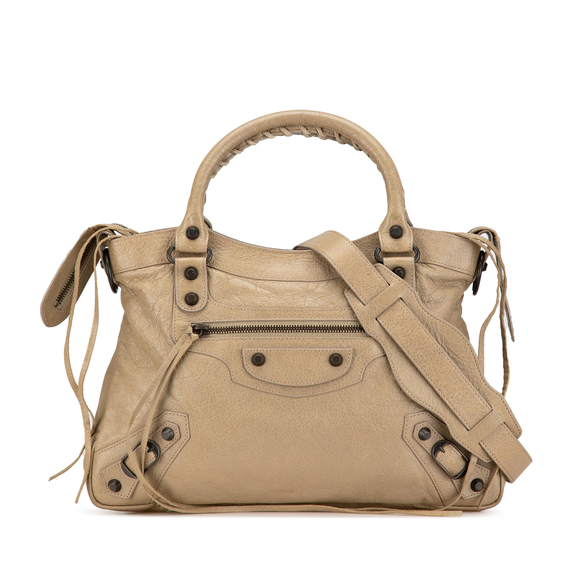 Lambskin Motocross Classic Town Satchel