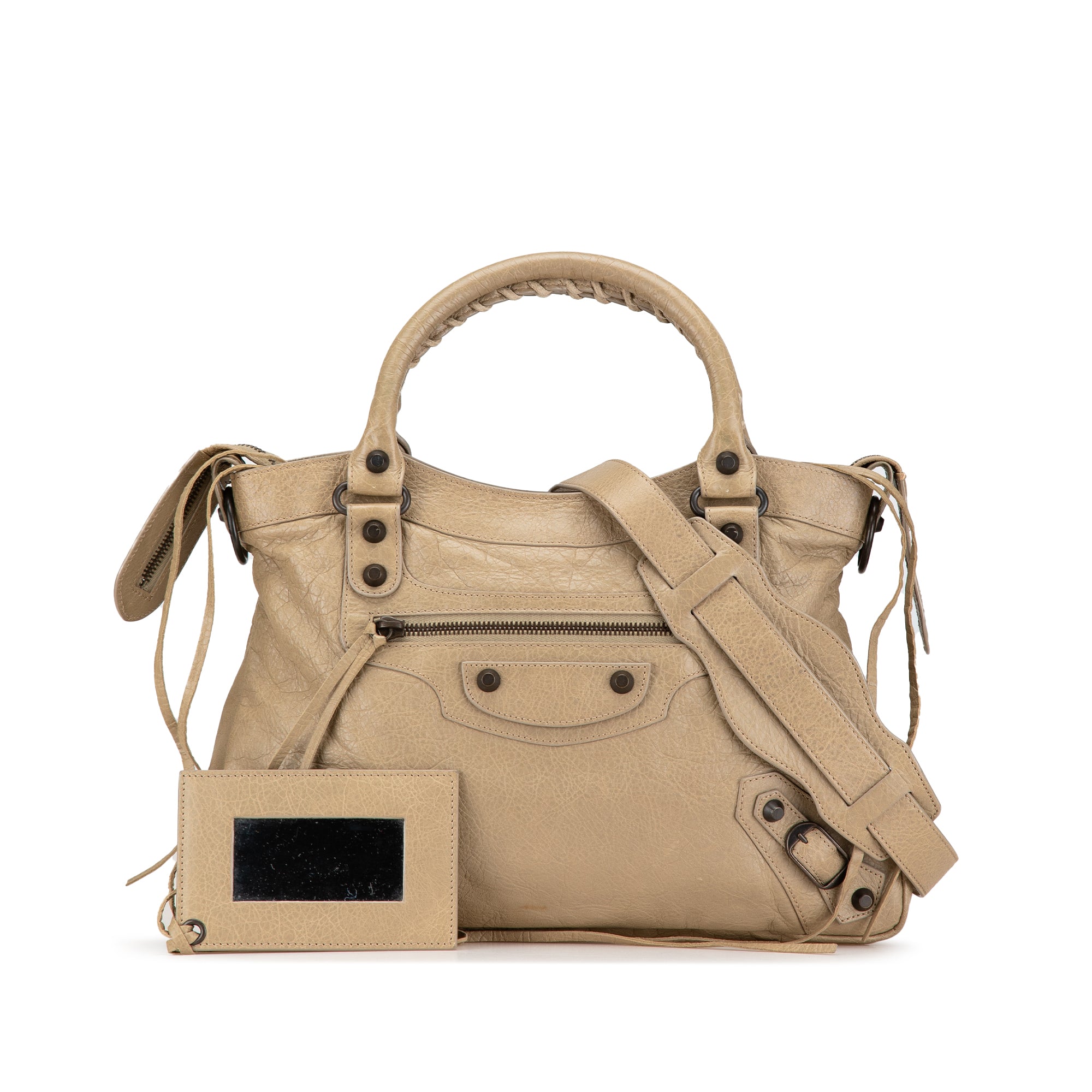 Lambskin Motocross Classic Town Satchel