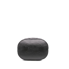 Quilted Chevron Lambskin Handle with Chic Bucket Bag