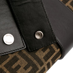 Zucca Canvas Convertible Baguette Satchel