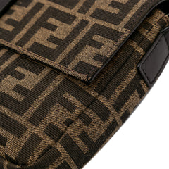 Zucca Canvas Convertible Baguette Satchel