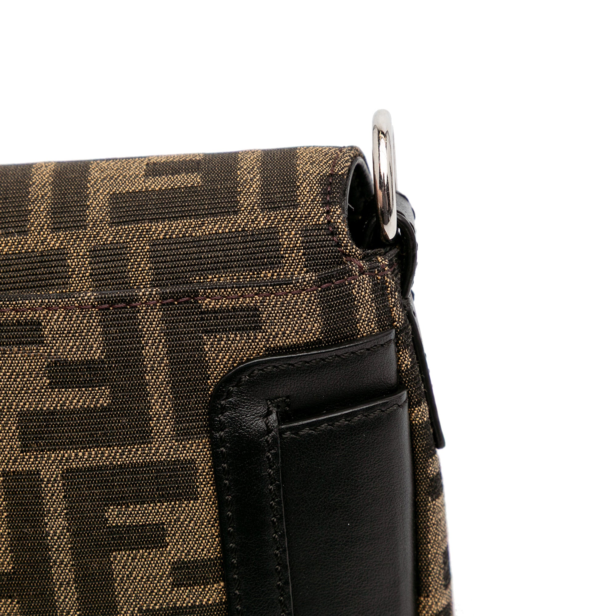 Zucca Canvas Convertible Baguette Satchel