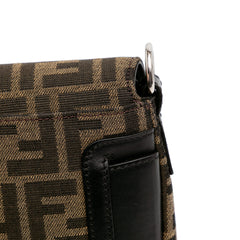 Zucca Canvas Convertible Baguette Satchel