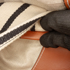 Paulas Ibiza Large Canvas Stripes Cushion Tote
