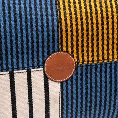Paulas Ibiza Large Canvas Stripes Cushion Tote