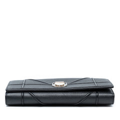 Grained Calfskin Diorama Croisiere Wallet on Chain