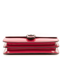 Medium Patent Dollar Interlocking G Crossbody