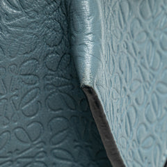 Embossed Anagram Leather T Shopper Tote