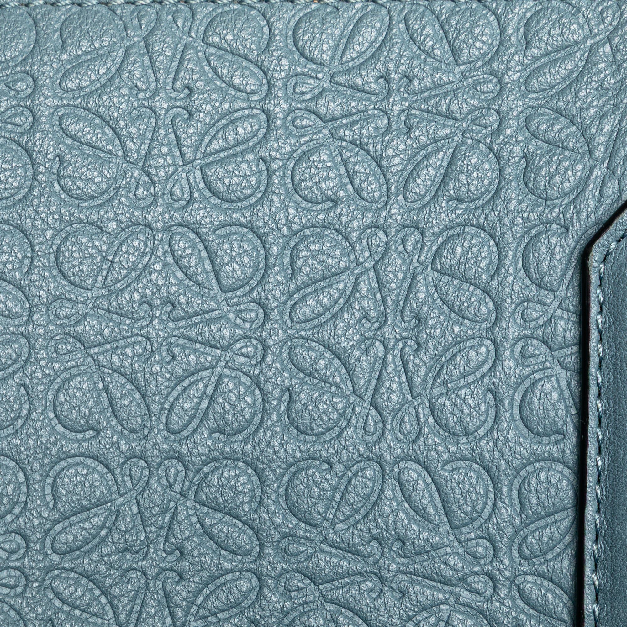 Embossed Anagram Leather T Shopper Tote