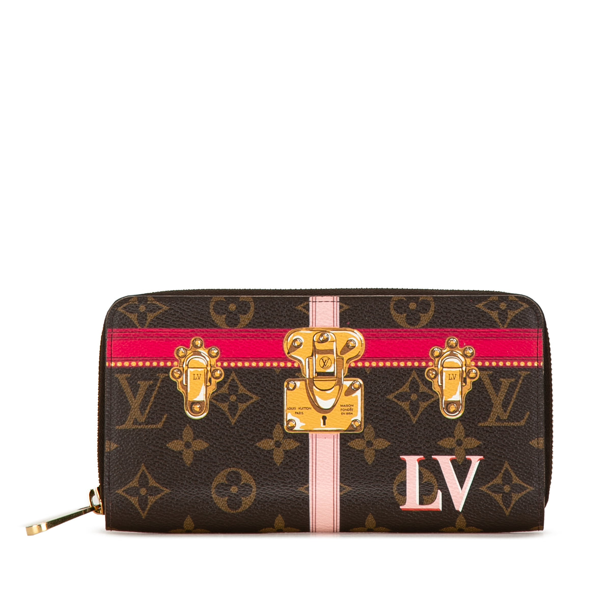 Monogram Summer Trunks Zippy Long Wallet