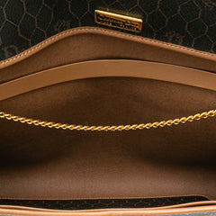 Honeycomb Coated Canvas Chain Shoulder Bag