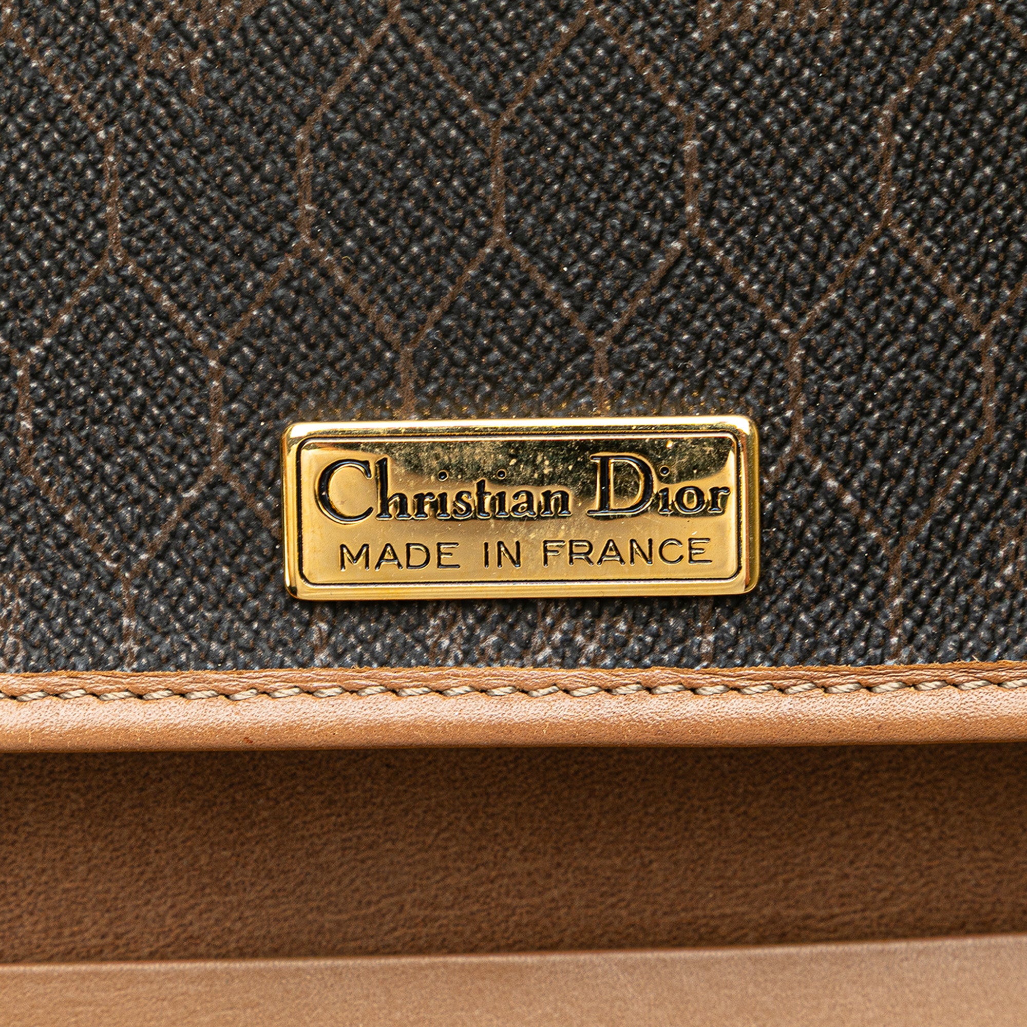Honeycomb Coated Canvas Chain Shoulder Bag