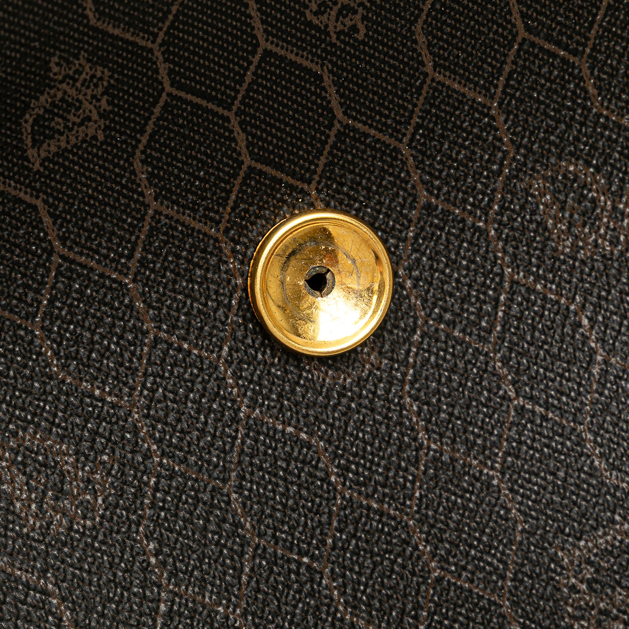 Honeycomb Coated Canvas Chain Shoulder Bag