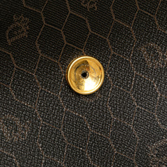 Honeycomb Coated Canvas Chain Shoulder Bag