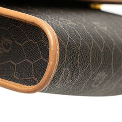 Honeycomb Coated Canvas Chain Shoulder Bag
