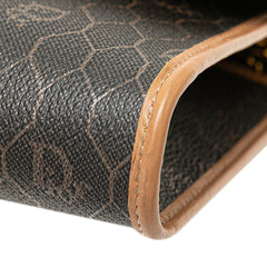 Honeycomb Coated Canvas Chain Shoulder Bag