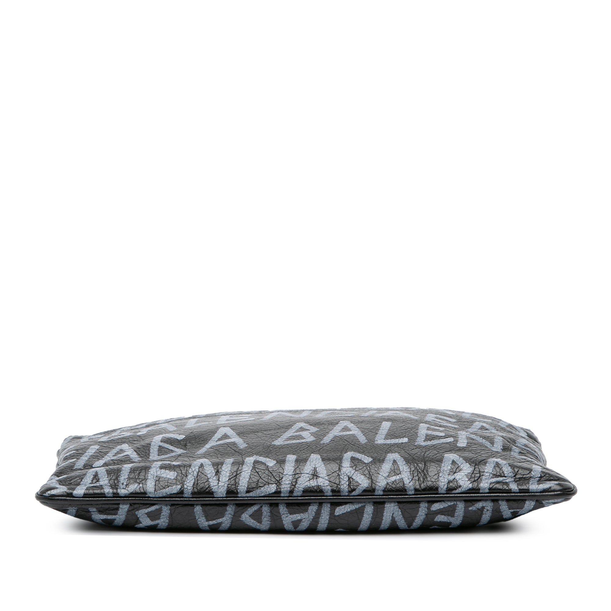 Leather Graffiti Clutch