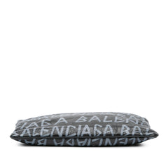 Leather Graffiti Clutch
