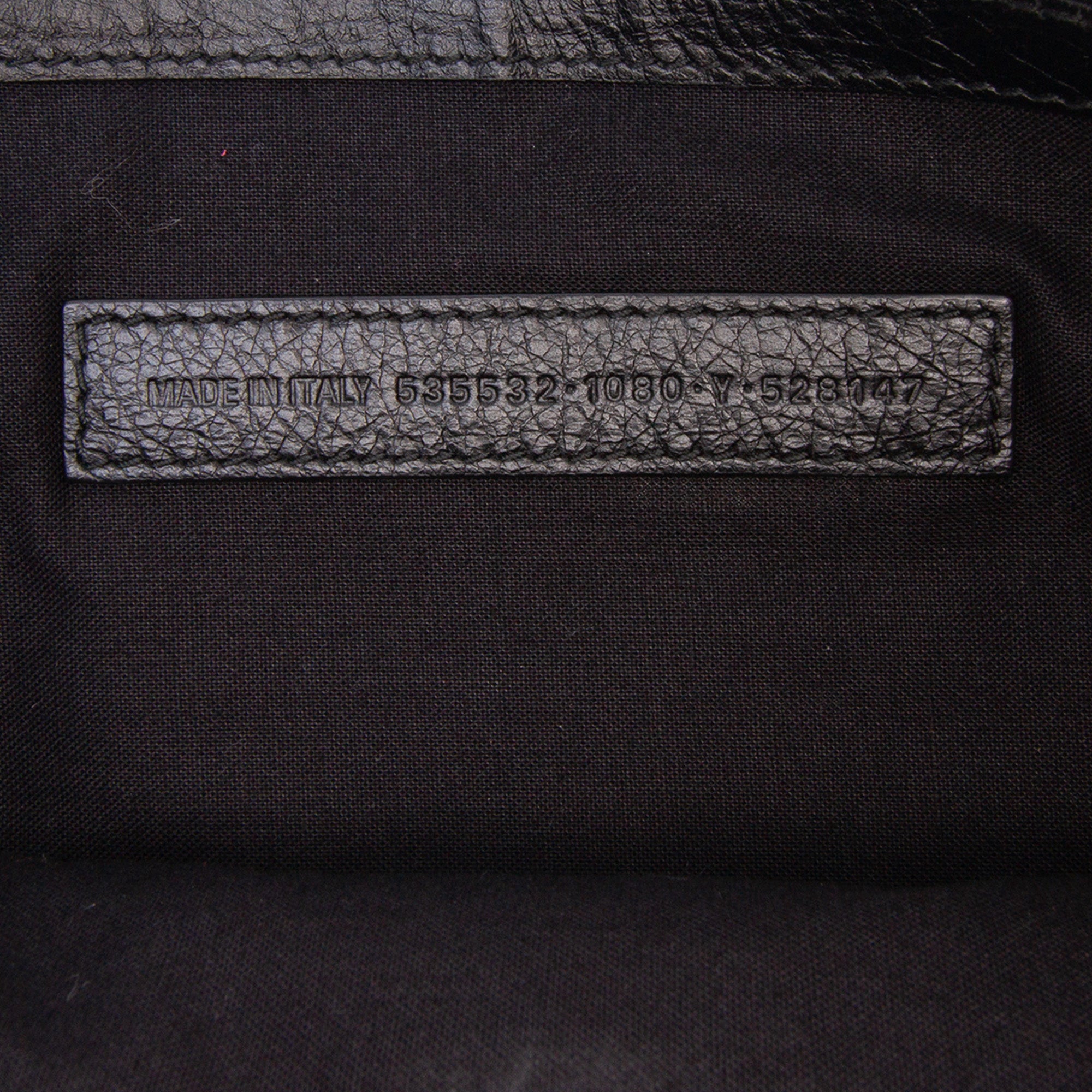 Leather Graffiti Clutch