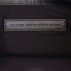 Leather Graffiti Clutch