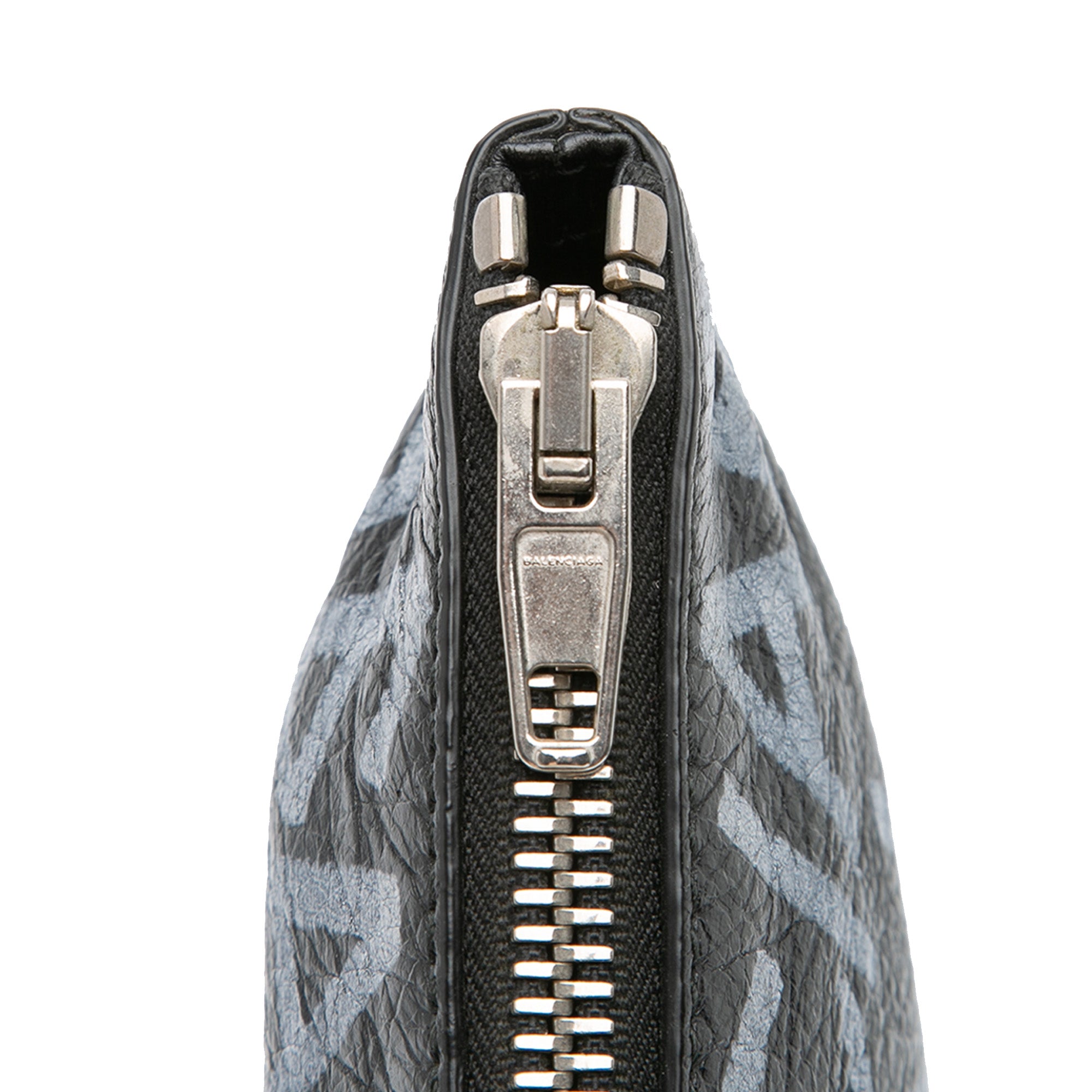 Leather Graffiti Clutch